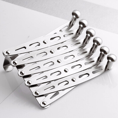 

〖Follure〗Stainless Steel Home Kitchen Wall Door Sticky Self Adhesive Hook Hanger Holder