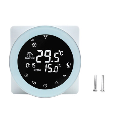 

WiFi Thermostat Voice Control Gas Boiler Heating Thermostat Temperature Controller Digital Touch Screen Programmable