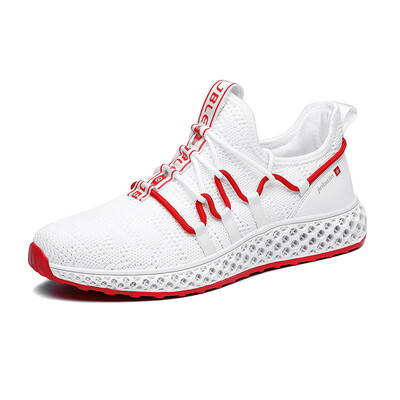 

Mens shoes mens sports style casual wear non-slip breathable flying woven running shoes