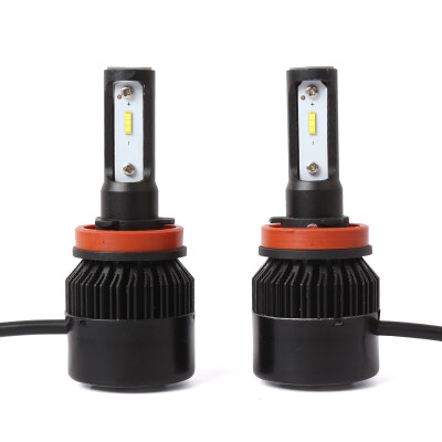 

H11 S2-TX-B Enhanced Edition PRO 2PCS Led Cob LED Chip Car Headlamp 36W 6500K White Light 8000LM Car Bulb Fog Light Black