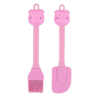 

Silicone Heat Resistant Cream Spatula Mixing Batter Scraper Cake Brush