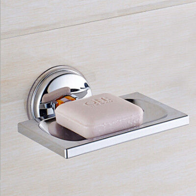 

Double Layer Soap Box Dishes Plastic Soap Holder Racks Holder Tray Storage Box Strong Suction Cup Bathroom Basket