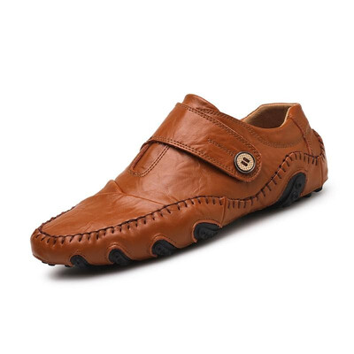 

Fashion Style Men Loafers Hook&Loop Octopus Rubber Sole Slip-on Breathable Driving Casual Shoes