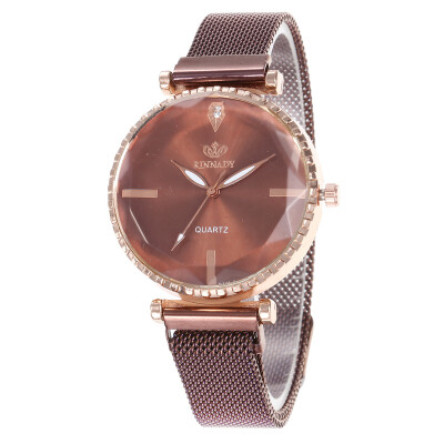 

Summer fashion magnet strap with scale simple ladies watch student personality popular watch