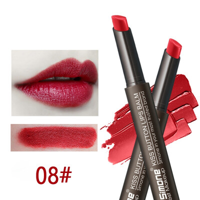 

Press-type color Matte lipstick Makeup Waterproof Pumpkin Color Finished Matte Lipstick Cosmetics