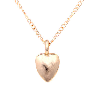 

2017 Fashion Jewelry Wish New Gold-color Sister Love Heart-shaped Alloy Clavicle Short Necklace For Women Girl Gift