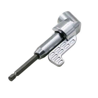 

Hexagon Handle Chrome Vanadium Alloy Steel 105 Degree Right Angle Corner Screwdriver Extension Hex Shank