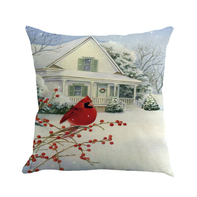 

Tailored Christmas Pillow Cover Pillowcases Decorative Sofa Cushion Cover 45x45cm