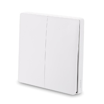 

Aqara Wall Switch Intelligent Doorbell Light Control Switches Wifi 24Ghz Wireless Remote Control Home Kit by Mi Home App Double