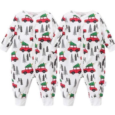 

Newborn Baby Boy Girl Cartoon Romper Bodysuit Jumpsuit Clothes Xmas Outfits