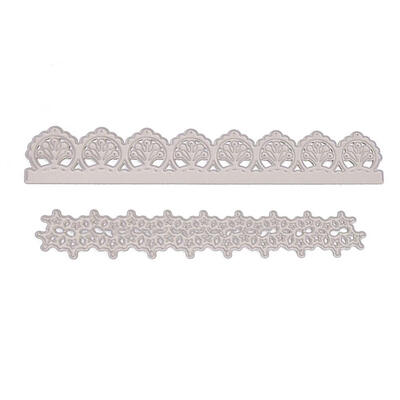 

2pcs Metal Cutting Die DIY Decorative Border Scrapbooking Embossing Stencil