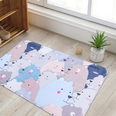 

Greensen Non-Slip Door Mat Water Absorption Rug Carpet Bath Pad Mat Bathroom Bedroom Decor