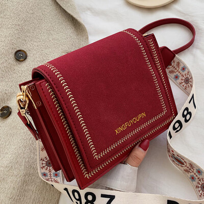

North bag 2019 new French minority bag girl autumn fashion one shoulder slanted a hundred Korean version of the foreign air bag