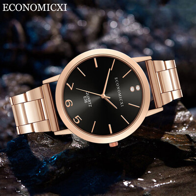 

Gobestart Mens Stainless Steel Quartz Analog Wrist Watch Sport Watches Gifts Luxury