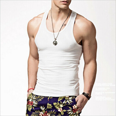 

Gym Men Muscle Sleeveless Tank Top Tee Shirt Bodybuilding Sport Fitness Vest