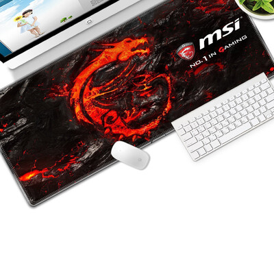 

Professional Gaming Mouse Pad BlueRed Dragon 300x700mm PC Laptop Desktop Computer Mousepad Mat for Dot 2 Lol CSGO Gamer