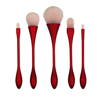 

Toponeto 5PCS Water Droplets Foundation Eyebrow Eyeliner Blush Cosmetic Concealer Brushes