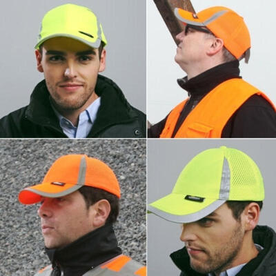 

Men Hi Vis Protective Bump Cap Baseball Style Hard Hat Safety Workwear