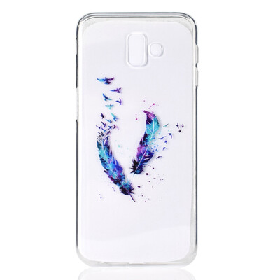 

Feather Painting Phone Case for Samsung Galaxy J6 Plus