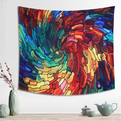 

Geometric stone simulation tapestry Galaxy Hanging Wall Tapestry Hippie Retro Home Decor Yoga Beach Towel
