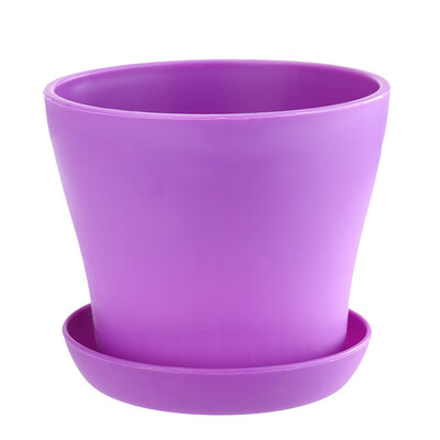 

Siaonvr Colourful Mini Plastic Flower Pot Succulent Plant Flowerpot Home Office Decor