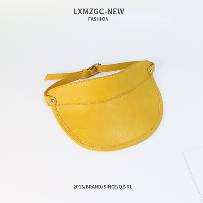 

high-quality Pu leather small crowd design of empty cap female spring&summer caps