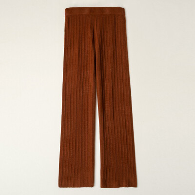 

Card&Geese cashmere pants ladies simple cashmere autumn&winter new solid color cashmere pants 10525