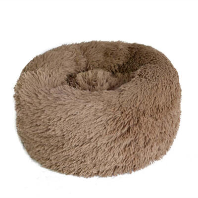 

Plush Round Shape Pets Bed Winter Soft Warm Cat Nest Dog Kennel Pet Cave