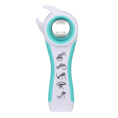 

Toponeto Home Kitchen Multifunction 5 in 1 Bottles Jars Cans Manual Opener Tool Gadget
