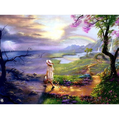 

5D DIY Full Drill Diamond Painting Fantasy View Cross Stitch Embroidery Kit