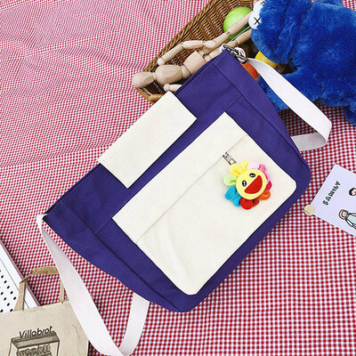 

Ins 100 canvas bags for girls with diagonal bags
