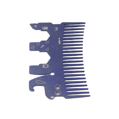 

〖Follure〗Pocket Wallet Comb Titanium Comb Facial Hair Beard Brush Bottle Opener