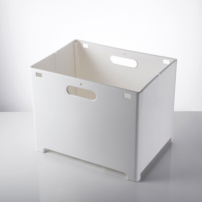 

Gobestart Punch-free Folding Storage Basket Bathroom Wall Hanging Laundry Storage Basket