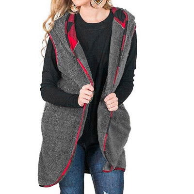 

Toponeto Winter Womens Warm Short Faux Fur Coat Jacket Sleeveless Vest Outwear