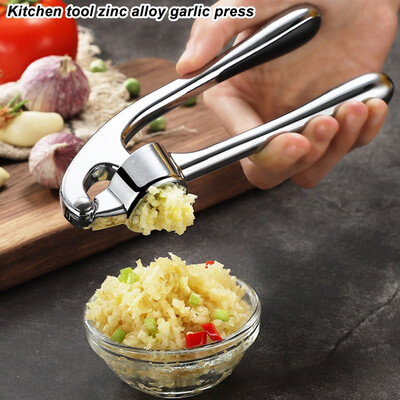 

1PC Garlic Press Garlic Crusher Ginger Mincer Squeezer Chopper Practical Hand Squeeze
