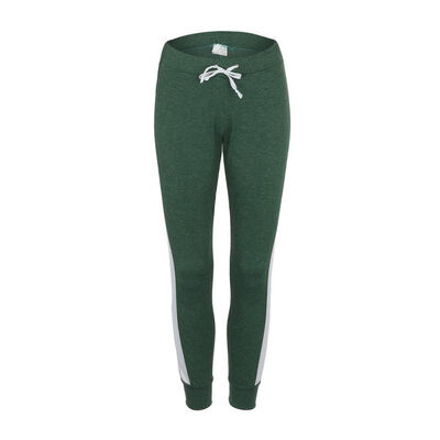 

Womens Sexy&Comfortable Elastic Waist Striped Side Sweatpants Stitching Fitness Long Pants