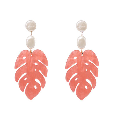 

AOTEMAN 2019 new design Exaggerated Big Vintage Flower Statement Dangle Earrings For Women Boho Ethinc leaves Pendant Earrings