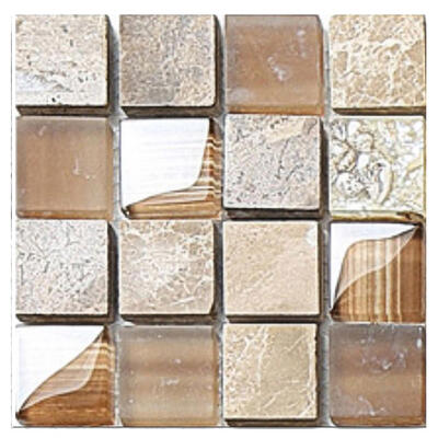 

10pcs Mosaic Tile Wall Sticker PVC Waterproof Tiles Decals Kitchen Decor