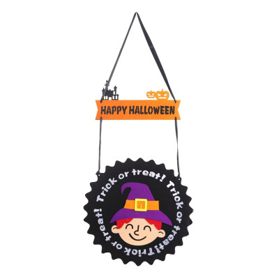 

2019Happy Halloween Trick Or Treat Hanging Ornament Wall Door Window Decoration Props Halloween Party Supplies