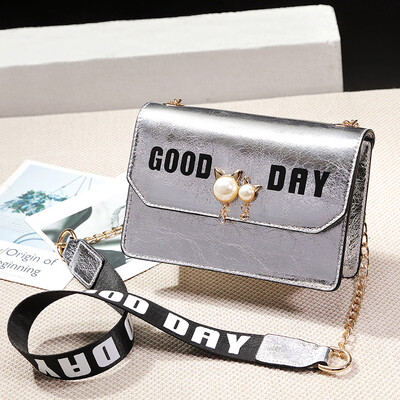 

New Chain Little Woman Korean Edition Tidal Explosion Crack in Summer