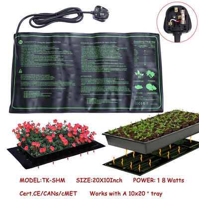 

18W Propagation Planting Heat Mat Plant Pad Germination Reptile Med 5325cm