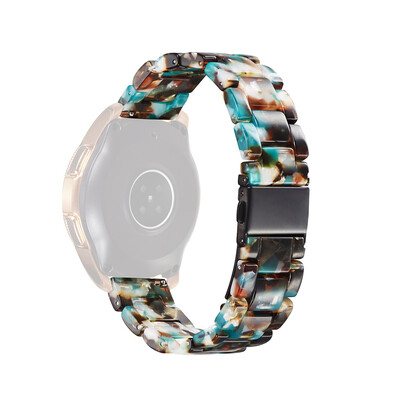 

〖Follure〗Luxury Crystal Resin Agate Beads Watch Band Strap For Samsung Galaxy watch 42mm