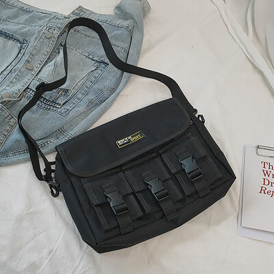 

Tailored Fashion Couple bag Purse Shoulder Bag Zipper Canvas Waterproof Phone Bag Bag