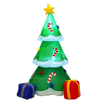 

6 Outdoor Inflatable Decoration Christmas Tree with Gift Boxes