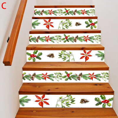 

〖Follure〗2019 New Furniture Decoration Stair Stickers Christmas Stair Stickers