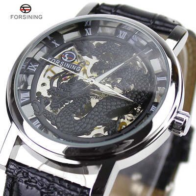

FORSINING genuine mechanical watch mens mechanical watch hollow retro mechanical watch manual