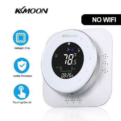 

KKmoon WiFi Programmable HeatingCooling Termostat ACDC 24V Temperature Regulator with WiFi Connection Touchscreen LCD Display Ro