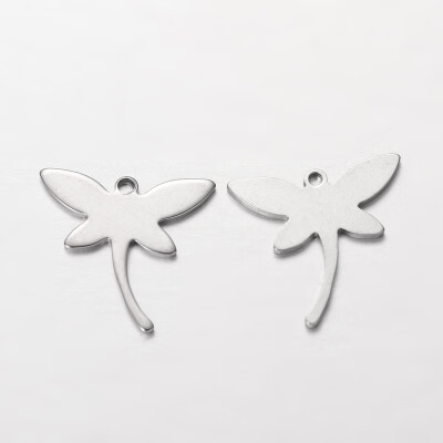 

Dragonfly 304 Stainless Steel Pendants Stainless Steel Color 18x185x1mm Hole 1mm