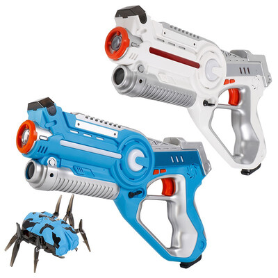 

CAN HUI childrens toy gun cs electric sound vibration infrared toy gun double gun spider set 9367