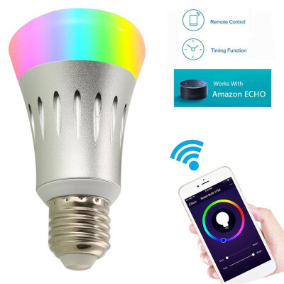 

〖Follure〗E27 7W RGB Smart WiFi Bulb Color Changing Smart LED Light Dimmable Multicolored